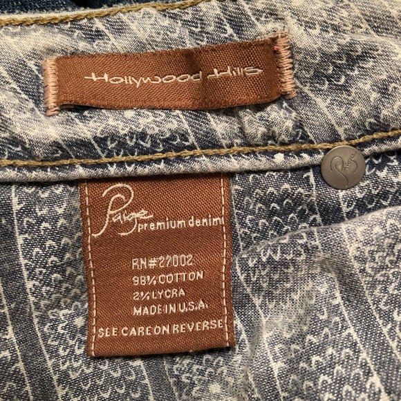 Paige premium denim Hollywood hills jeans sz 29 - Picture 6 of 8